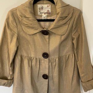 Metallic thread Jacket by Kensie